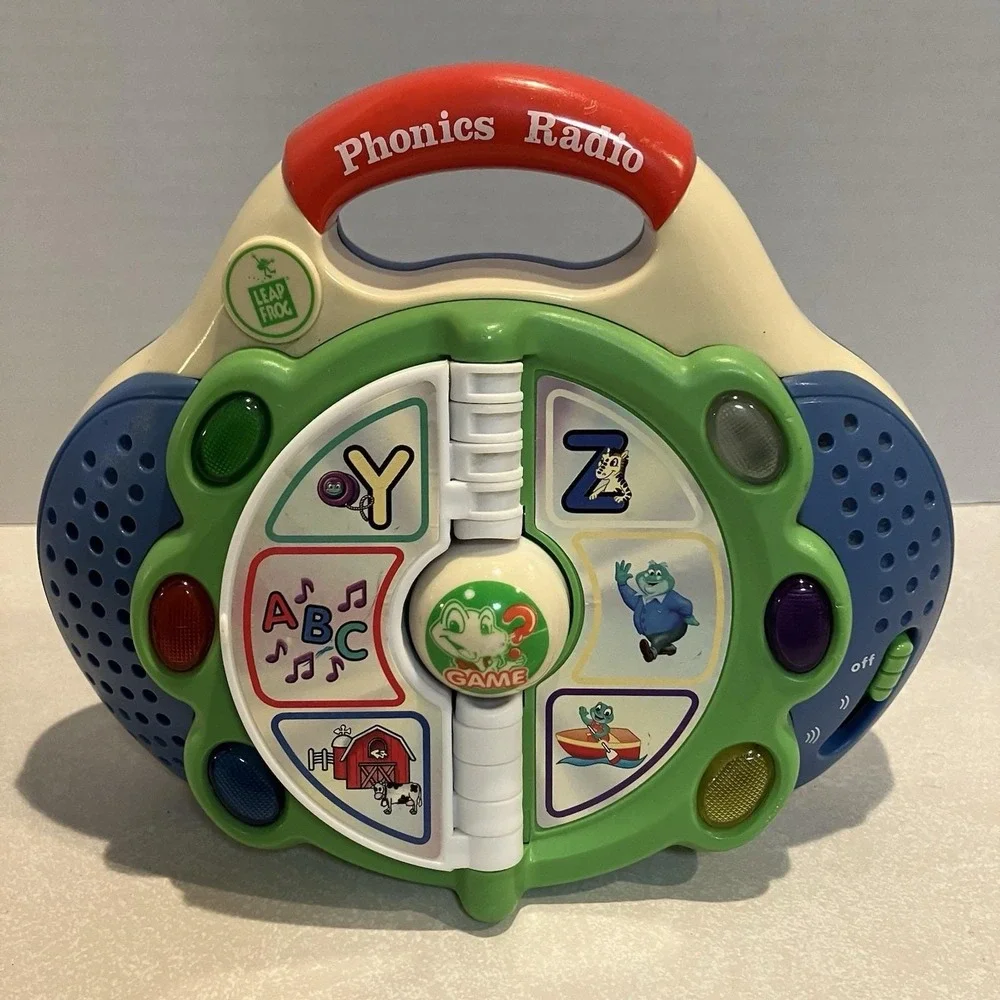 Vuntage LeapFrog Phonics Radio Interactive Alphabet Learning Musical Toy ABCs
